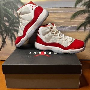 Air Jordan Retro 11 Cherry Sneakers
